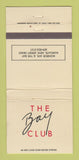 Matchbook Cover - The Bay Club Margate NJ WEAR 30 Strike