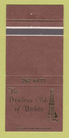 Matchbook Cover - Petroleum Club of Wichita KS 30 Strike