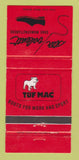 Matchbook Cover - Star Valenti Shoes Tuf Mac Boots Canada 30 Strike