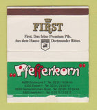 Matchbox - Pfefferkorn Beer Ritter Dortmund Germany