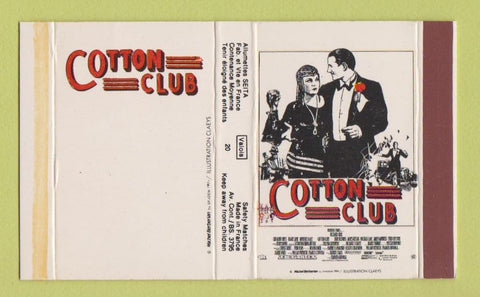 Matchbox - Cotton Club Movie 1984 France Richard Gere