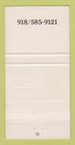 Matchbook Cover - Petroleum Club of Tulsa OK 30 Strike