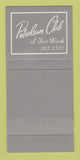Matchbook Cover - Petroleum Club of Fort Worth TX 30 Strike