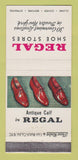 Matchbook Cover - Regal Shoe Stores New York City 30 Strike