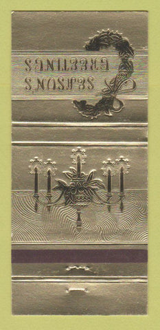 Matchbook Cover - Petroleum Club of Fort Worth TX Christmas 30 Strike
