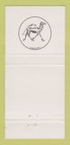 Matchbook Cover - Kamel Cigarettes girlie 30 Strike