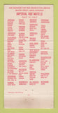 Matchbook Cover - Imperial 400 Motels Omaha NE 30 Strike