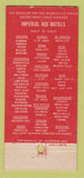 Matchbook Cover - Imperial 400 Motels Albuquerque NM 30 Strike