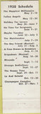 Matchbook Cover - Allenberry Playhouse Boiling Springs PA