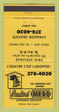 Matchbook Cover - Andre BBQ Granby QC 30 Strike
