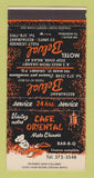 Matchbook Cover - Cafe Oriental Chinese Motel Granby QC WEAR 30 Strike