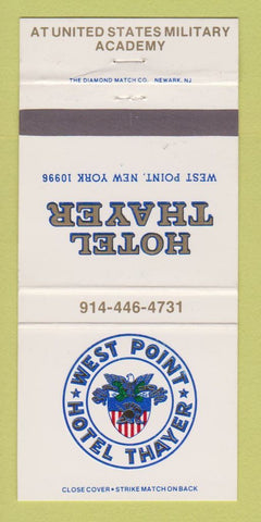 Matchbook Cover - Hotel Thayer West Point NY 30 Strike