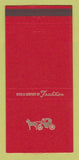 Matchbook Cover - Hoffmeister Mortuary Funeral St Louis MO RED 30 Strike