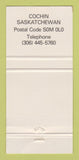 Matchbook Cover - Jolly Roger Motor Hotel Cochin SK 30 Strike