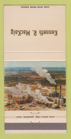 Matchbook Cover - East Texas Pulp and Paper TX 30 Strike