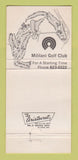 Matchbook Cover Mililani Golf Club 1971 Hawaii PGA Chap Billy Arakawa 30 Strike
