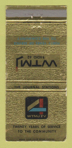 Matchbook Cover - WTMJ TV WEAR 30 Strike