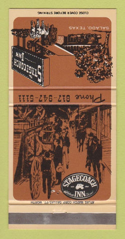 Matchbook Cover - Stagecoach Inn Salado TX 30 Strike