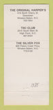 Matchbook Cover - Mirage Strip Club Greensboro NC BLUE 30 Strike