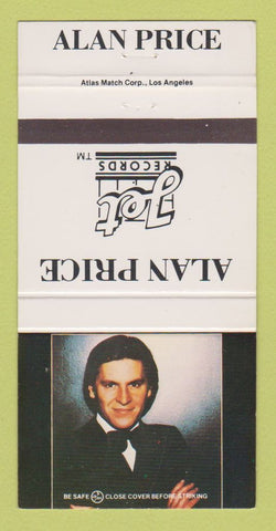 Matchbook Cover - Alan Price Music Jet Records 30 Strike