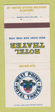Matchbook Cover - Hotel Thayer West Point NY 30 Strike