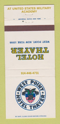 Matchbook Cover - Hotel Thayer West Point NY 30 Strike