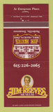 Matchbook Cover - Jim Reeves Museum Music Nashville TN 30 Strike
