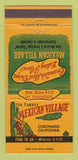 Matchbook Cover - Mexican Village Coronado CA 30 Strike