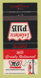 Matchbook Cover - Meilleur Gout Steak House Deli Granby QC girlie 30 Strike