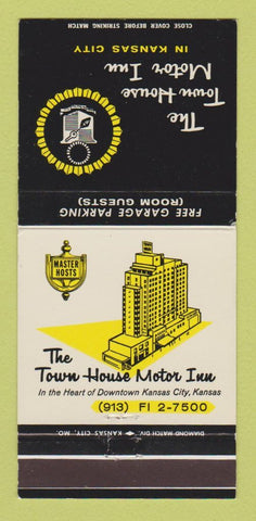 Matchbook Cover - Town Hosue Motor Inn Kansas City KS 30 Strike