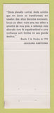 Matchbook Cover - Juscelino Kubitschek President of Brazil 1960 30 Strike