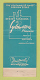Matchbook Cover - Goldwater's Department Store Phoenix AZ Barry 30 Strike