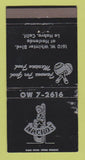 Matchbook Cover - Nacho's Mexican Restaurant La Habra CA WEAR 30 Strike