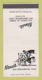 Matchbook Cover - Nena's San Bernardino CA Mexican Restaurant 30 Strike