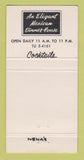 Matchbook Cover - Nena's San Bernardino CA Mexican Restaurant 30 Strike
