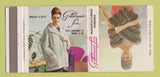 Matchbook Cover - Gittelman's Sons Furs Philadelphia PA girlie 30 Strike