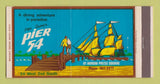 Matchbook Cover - Pier 54 Salt Lake City? UT? 30 Strike