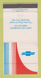 Matchbook Cover - Cary Cox Alexander City AL WEAR 30 Strike