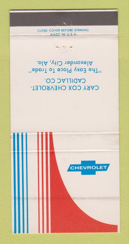 Matchbook Cover - Cary Cox Alexander City AL WEAR 30 Strike