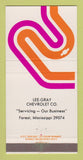 Matchbook Cover - Lee Gray Forest MS 30 Strike