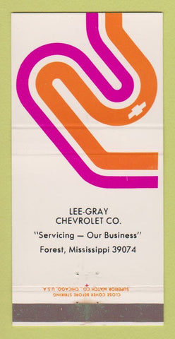 Matchbook Cover - Lee Gray Forest MS 30 Strike