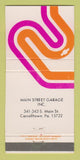 Matchbook Cover - Main Street Grage Carrolltown PA 30 Strike
