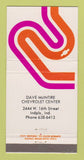 Matchbook Cover - Dave McIntire Indianapolis IN 30 Strike