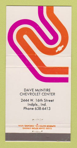 Matchbook Cover - Dave McIntire Indianapolis IN 30 Strike