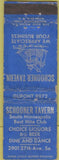 Matchbook Cover - Schooner Tavern No Name WORN