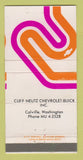 Matchbook Cover - Cliff Neutz Buick Colville WA CREASE 30 Strike