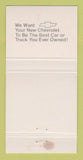 Matchbook Cover - Nicholas Trading Post Summersville WV 30 Strike