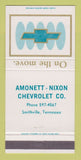 Matchbook Cover - Amonett Nixon Smithville TN 30 Strike