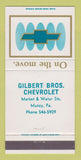 Matchbook Cover - Gilbert Bros Muncy PA 30 Strike