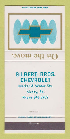 Matchbook Cover - Gilbert Bros Muncy PA 30 Strike